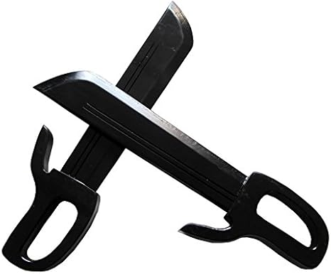 Wing Chun Butterfly Knife,Hardwood Production/Black Paint,Chinese kung fu Training Equipment