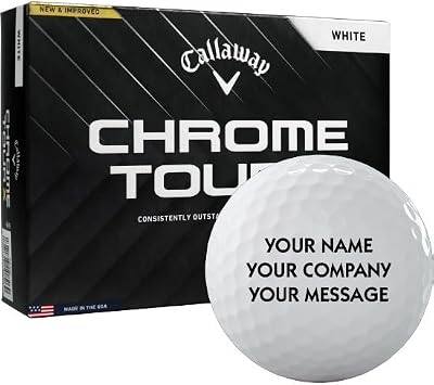 2024 Callaway Golf Chrome Tour X Personalized Golf Balls