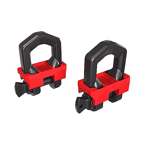 Polaris XPEDITION Recovery Shackles, for select XP, XP 5, ADV and ADV 5 models, Secure Tie-Down Point, Bumper Installed, Rubber Dampeners, Genuine OEM, Qty 2-2890542