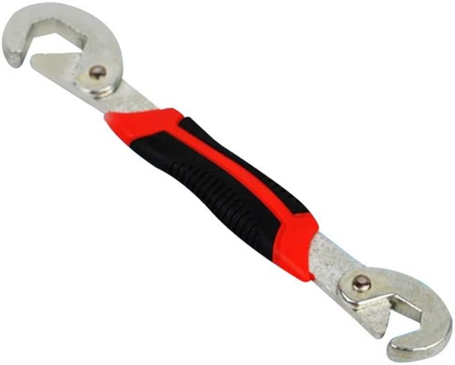 BREEZEY Multi-Functional Wrench Universal Quick Adjustable Spanner Snap'N Grip Wrench Red Outdoor Supplies