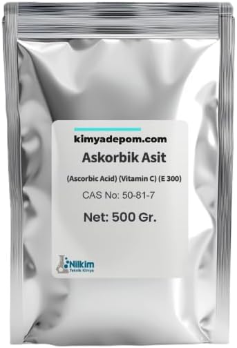 Askorbik Asit, C Vitamini%99 Saf 500 Gr. (500 Gram)