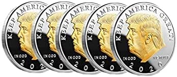 Donald Trump Coins - The 45th President, Including Gilded Collectible Coins and Shells, re-Election Gifts, Show Your Support for Keeping America Great
