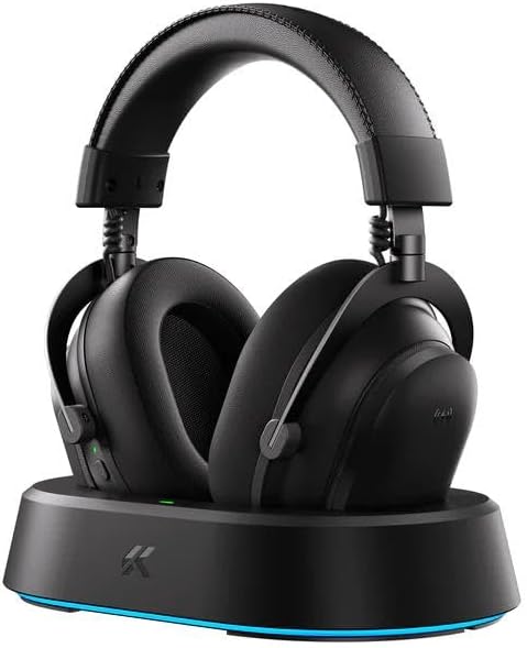 MCHOSE V9 Turbo Wireless Gaming Headset ICY&White