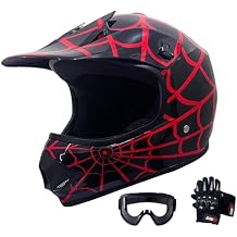 KRN Youth Kids Off-Road Helmet DOT Approved- Motorcycle Motocross Dirt Bike Helmet KY-B12