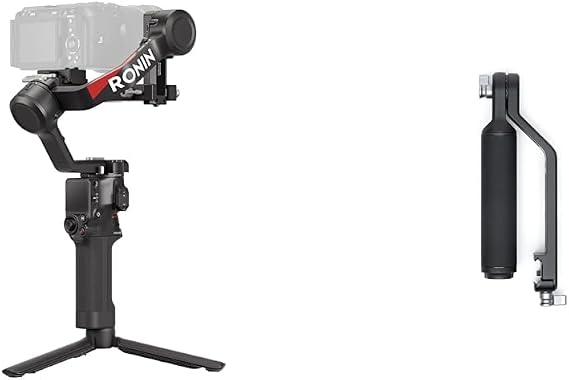 DJI RS 4, 3-Axis Gimbal Stabilizer for DSLR and Mirrorless Cameras Canon/Sony/Panasonic/Nikon/Fujifi & RS Briefcase Handle