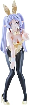 Frieren Figure Bunny Girl Frieren Statue, 21cm Standing Pose Anime Figure Model 17 Scale Desktop Figurine Collectible Gifts for Fans