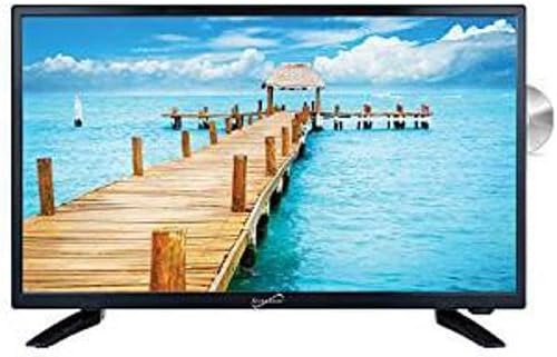 Supersonic SC-2412 24" 16:9 Full HD LED TV with DVD Player, Black