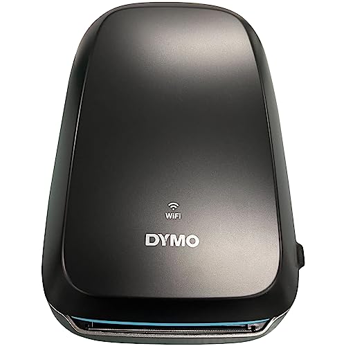 DYMO LabelWriter Wireless Label Printer, USB 2.0, WiFi Connectivity, 600 x 300 dpi, Prints 71 Address Labels Per Minute, Direct Thermal Printing Technology, Black - Includes 1 Rolls of 500 Labels