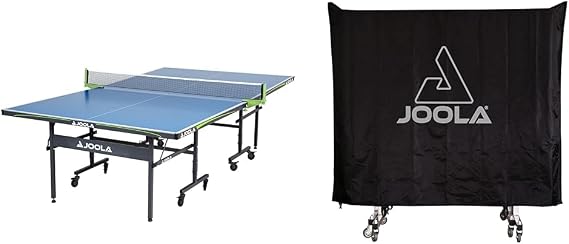 JOOLA Outdoor Table Tennis Table + JOOLA Dual Function Indoor/Outdoor Waterproof Table Cover