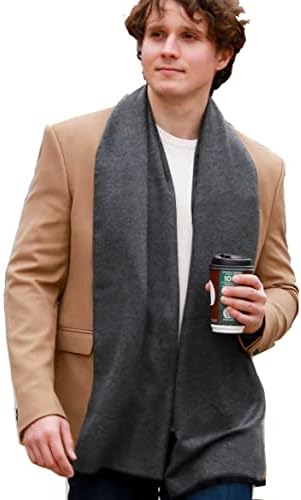 FULLRON Men Winter Scarf Soft Warm Long Scarf for Men Classic Dress Scarves