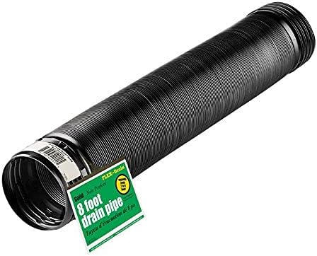 Flex-Drain 4 Dia. x 8 ft. L PVC Drain Pipe