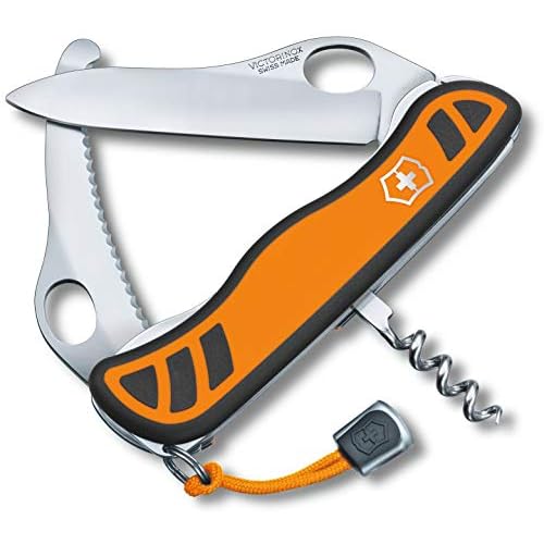 Victorinox 0.8331.MC9 Hunter XS OrangeBlack 111mm The Go-to Tool for Dressing Game on Your Hunting Expeditions in OrangeBlack 4.4 inches