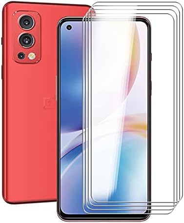 for OnePlus Nord 2 5G Screen Protector Tempered Galss, KJYF [4 Pack] High Clear [9H Hardness] [Bubble Free] Screen Tempered Glass Protective Film for OnePlus Nord 2 5G 6.43 Inch.