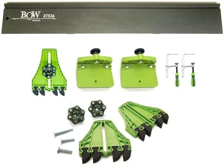 BOW Products Portable Saw XTENDER & Safety Kit - Includes 36 XT XTENDER Fence, 2-XT1 Support Feeds, 2-XT2 T-Track Clamps, FP4 FencePRO Featherboards, and FP5 Portable Saw Featherboard