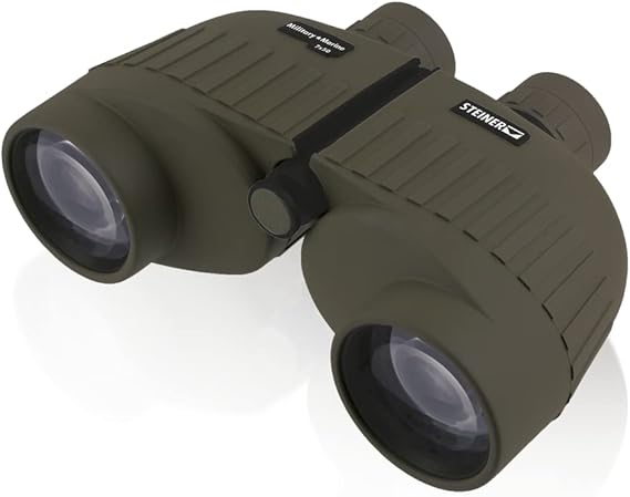 Steiner Military Marine Series Binoculars Lightweight Tactical Precision Optics for All Situations Waterproof Green 7x50