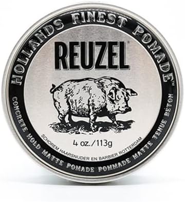 REUZEL Pomade Concrete Hold Mat, 4.0 oz 113 g
