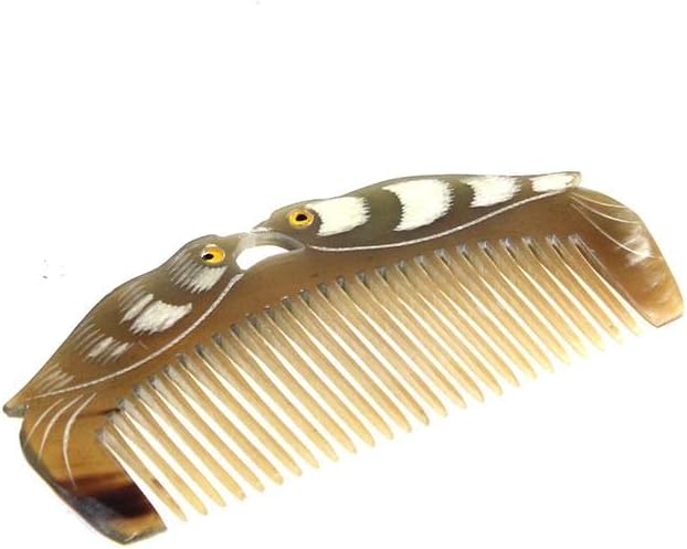 Peacock Bone Comb