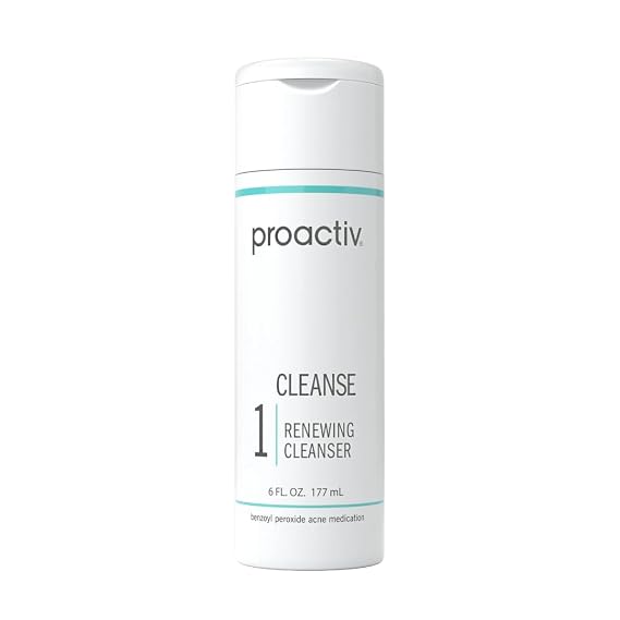 Proactiv Renewing Acne Cleanser, Benzoyl Peroxide Face Wash, 4 Fl Oz