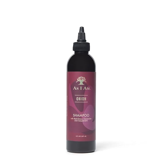 As I Am Onion Shampoo - 8 oz - with Red Onion, Ceramides & Isoquercetin - Helps Support Healthy Hair Growth