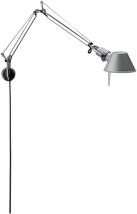 Artemide Tolomeo Micro 60W E12 Aluminum Wall Lamp with S-Bracket