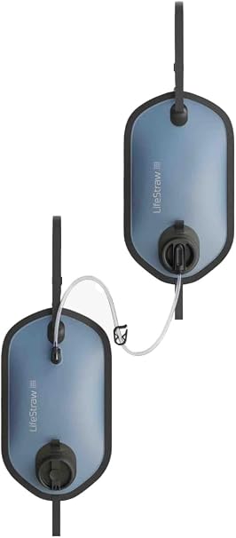LifeStraw Peak Gravity Water Filter with Storage, 8 L, Mountain Blue
