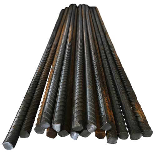 MCA 36 Inch Steel Rebar Stakes 20 Pack #4 Heavy-Duty 12 Diameter