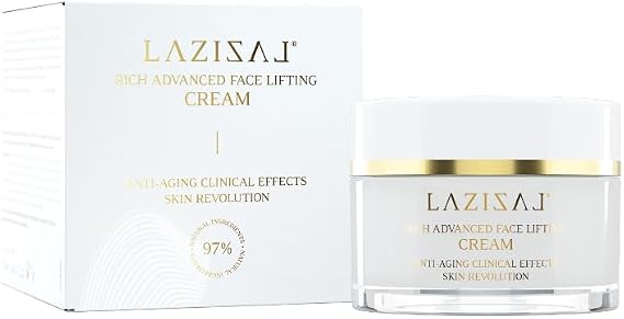 DuoLife LAZIZAL Face Lifting Cream 50 ml – Anti-Aging Lifting Cream with Collagen – Smooths Wrinkles, Firms Skin, Moisturizes – Day & Night Skincare