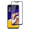 Microcase Asus Zenfone 5z ZS620KL Tempered Screen Protector with Full Covering Frame - Black
