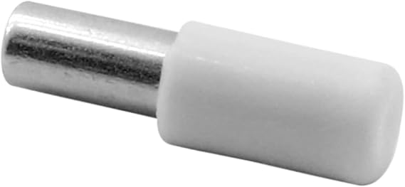 Plastik Metal Başlı Raf Pimi beyaz 100 adet