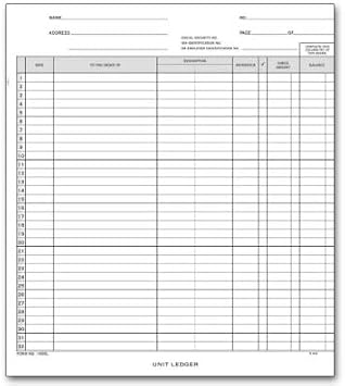 General Disbursement Ledgers