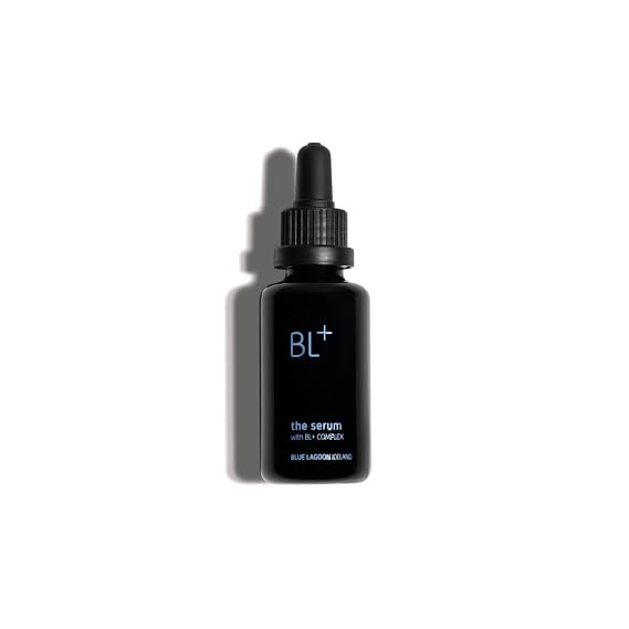 Blue Lagoon Skin Science - BL+ The Serum Daily Anti-Aging Facial Treatment | Sustainable, Bioactive Luxury Skincare (Mini, 0.5 fl oz | 15 ml)