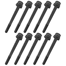 TRQ Engine Cylinder Head Bolt Kit Set of 10 Compatible with Honda Civic D16Y5 D16Y7 D16Y8
