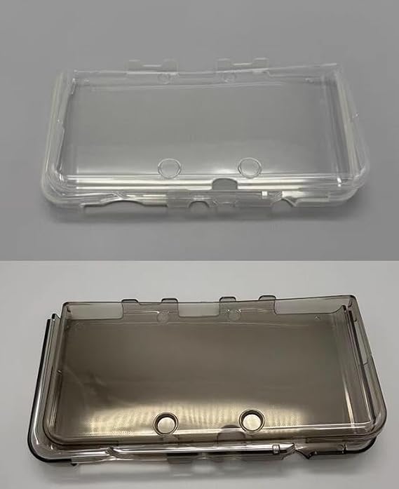 TPU Silicone Cover Handheld Soft Protective Case for New 3DS Game Console Replacement (Clear)