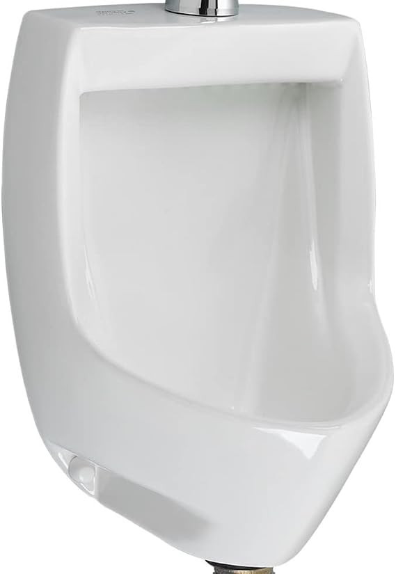American Standard Maybrook Top Spud Washout Urinal, White | High-Efficiency Urinal: Washout Flush Action, Flushing Rim & Compact Space-Saving Design | 6581001.020