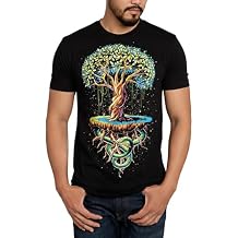 INTO THE AM Graphic Tees for Men S - 4XL Premium Short Sleeve Colorful T-Shirts Trippy Space Designs