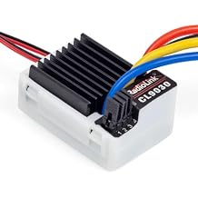 Radiolink Cool 9030 ESC 90A Brushed (2-4S) Waterproof Built-in BEC 5A Selectable 5.5V/7.5V for 1/10 RC Truck Crawlers Tanks Cars Bait Boats (XT60 Plug)