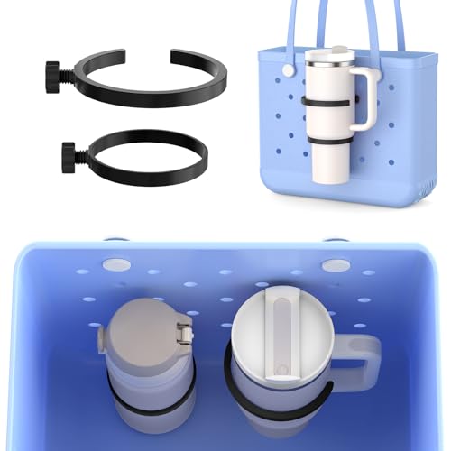 OUTXE 2 Pack Cup Holder for Bogg Bag, Fits 16-40oz Stanley, Insert Drink Holder Attachment Compatible with All Bogg Bags & Simply Southern Beach Tote Bag
