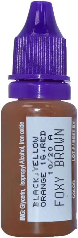 Biotouch - Foxy Brown Permanent Makeup Pigment 15mL Bottle