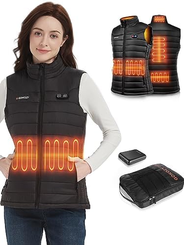 Gokozy Heated Vest for Women with Battery Pack-Womens Lightweight Heating Vest Outer-wear