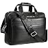 Polare Full Grain Leather 16.5 Laptop Bag Briefcase for Men Business Messenger Work Bag Fits 15.6 Laptop