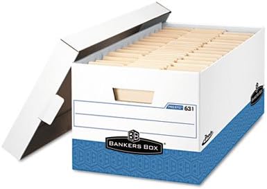 Bankers Box Presto Maximum Strength Storage Box, 12" x 24" x 10", WE