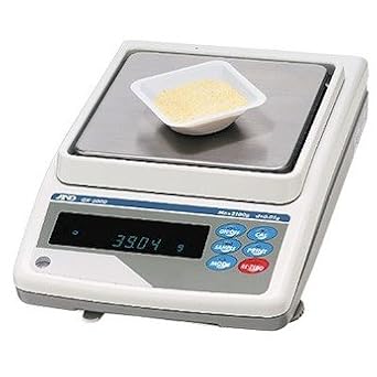 A&D Weighing GX-2000 Toploading Balance, 2100g x 0.01g Internal Calibration