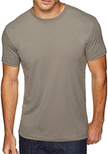 Next Level Apparel Premium Fitted Sueded Crew 6410 Warm Grey, M