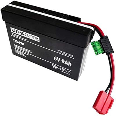 UPSBatteryCenter Compatible Battery for Rollplay 6 Volt MINI Cooper S Pink - Model: W466AC-R, W446AC-Y, W446AC-P, W446AC-R-F, W446AC-Y-F