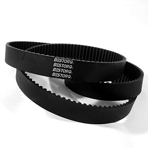 BESTORQ 2450-14M-85 14M Timing Belt, Rubber, 2450 mm Outside Circumference, 85 mm Width, 14 mm Pitch, 175 Teeth