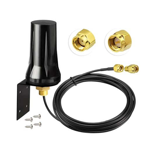 BINGFU 4G LTE SMA Cellular Trail Camera RP-SMA Male Antenna Compatible with Spypoint Link Micro Covert Spartan Stealth Muddy Wildlife Hunting Game Cam Outdoor Mobile Security Camera