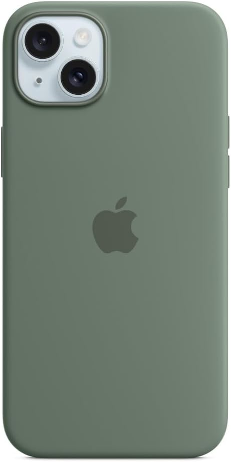 Apple iPhone 15 Plus Silicone Case with MagSafe - Cypress - MT183ZM/A