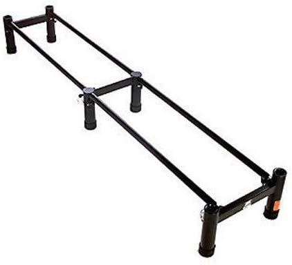 Bodi-Tek AeroPilates Medium Reformer Stand - Elevates & Enables Easy On/Off & Position Changes - Heavy-Duty Steel - Grey - Neutral