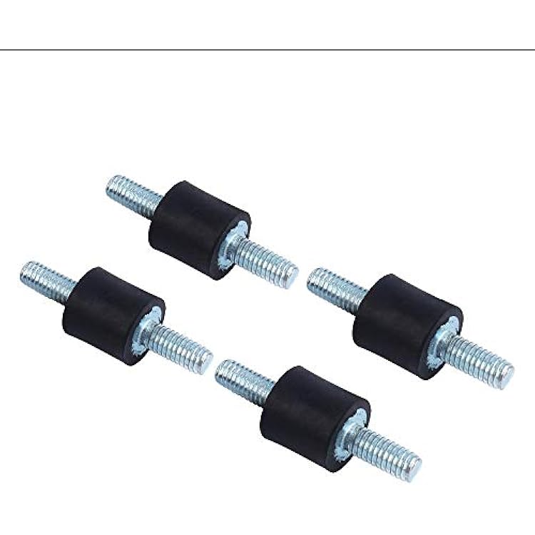 M4 Rubber Mounts Shock Absorbers Anti Vibration Silentblock Car Boat Bobbins, Pack of 4 M4 10x10mm