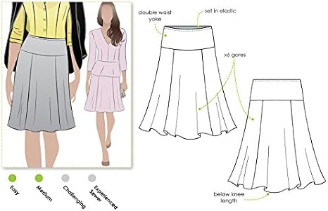 Style Arc Sewing Pattern - Gorgeous Gore Skirt (Sizes 04-16)